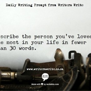 Writing Prompt Wednesday