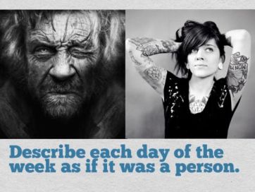 writing prompt day of week